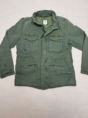 GAP Green Military-Style Field Jacket